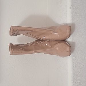 Steve Madden Tan Patent Boots